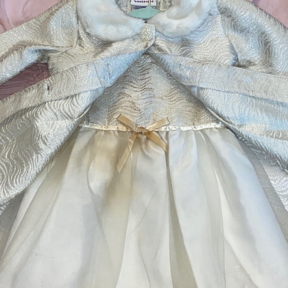 Dress with coat